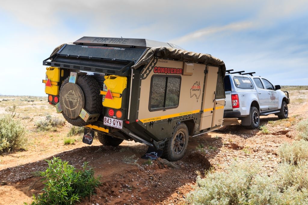 Hard Core Off-Road Travel Trailer? Conqueror Campers Available in North America!