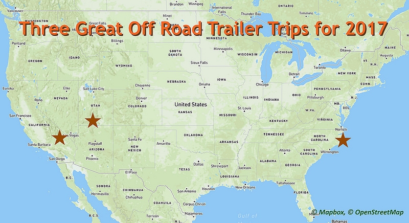Three Great Off Road Trailer Trips for 2017